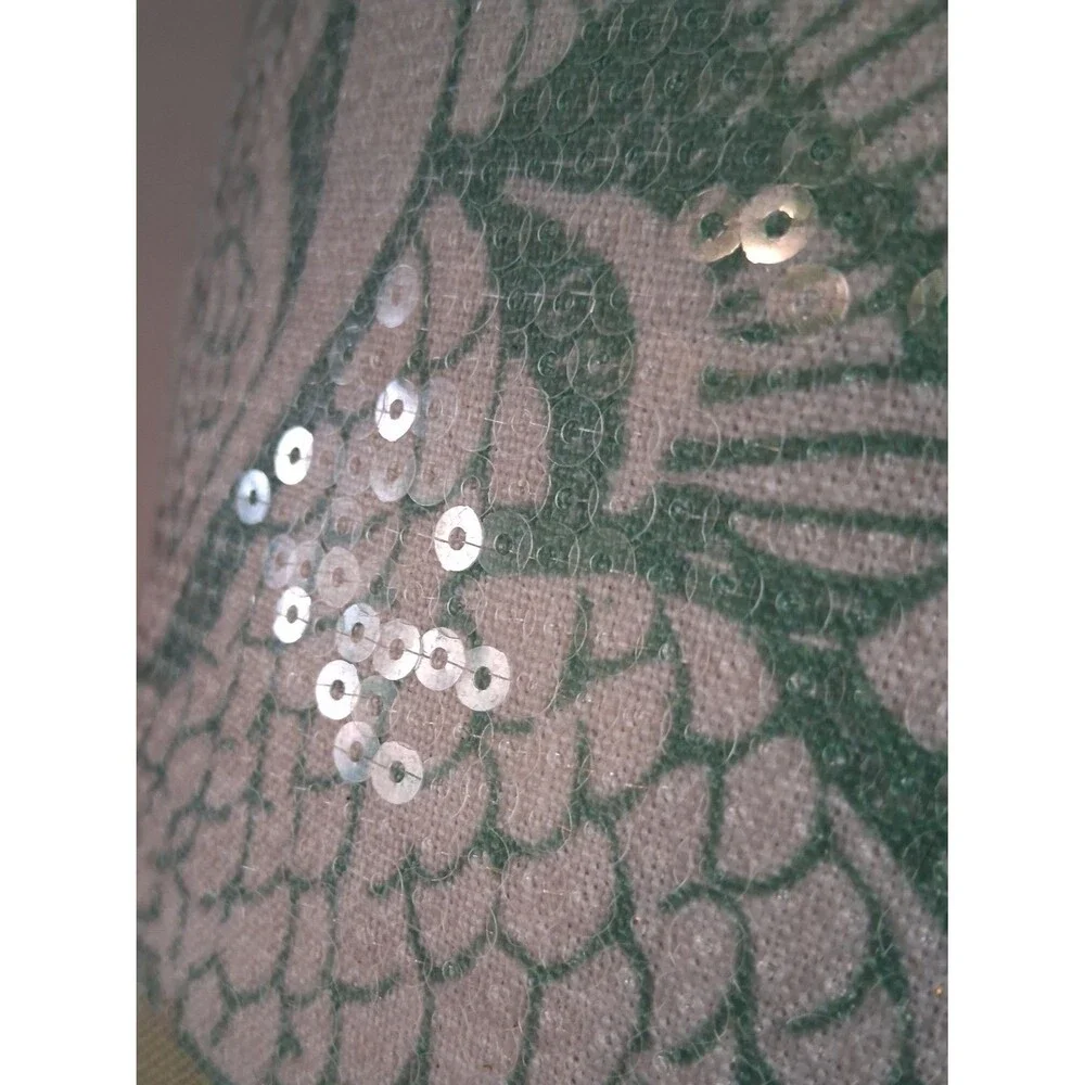 Sequined Fish Pillow Thro Marlo Lorenz 14 x 14